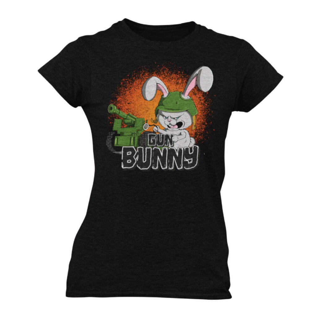 Gun-Bunny-t-shirt